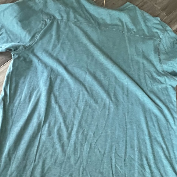 PD & C Authentic Apparel Summer Slate Teal Green Men’s V-Neck T-Shirt - Picture 7 of 8